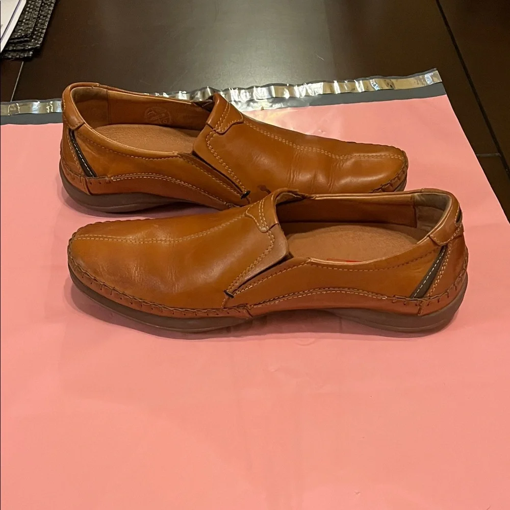 PIKOLINOS San Telmo, M1d 6032 Tan Leather Loafers for Men 41